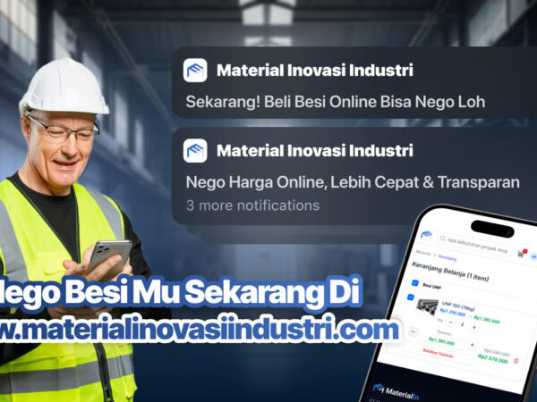 Beli Besi Industri di Semarang Kini Bisa Nego Harga Online, Lebih Cepat & Transparan
