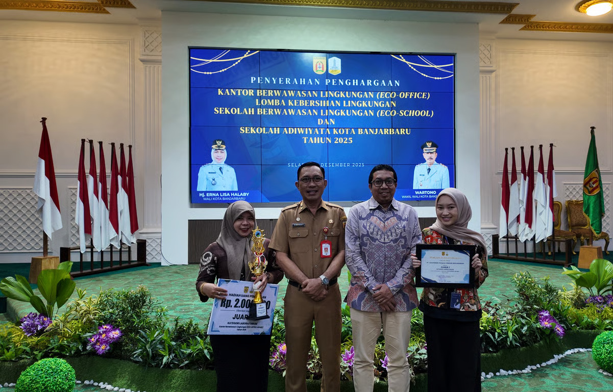 Komitmen Lingkungan Berkelanjutan, SUCOFINDO Banjarmasin Raih Juara 1 Eco Office