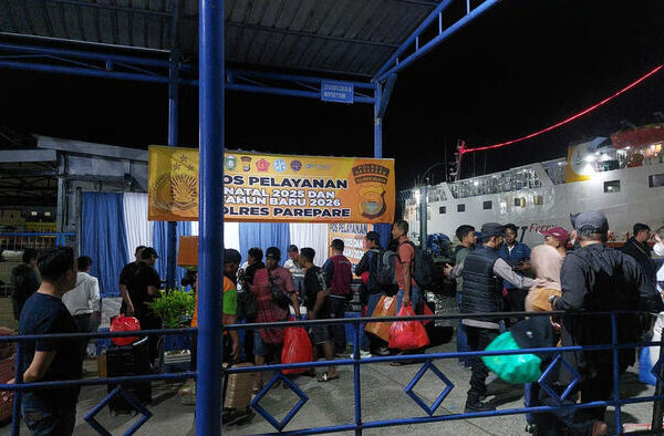 Pelabuhan Parepare Layani Puluhan Ribu Penumpang Selama Nataru (1)
