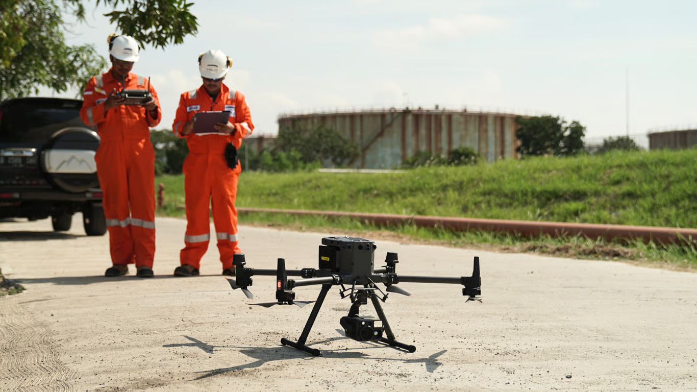 Transformasi Inspeksi Aset Migas Menggunakan Drone Thermal