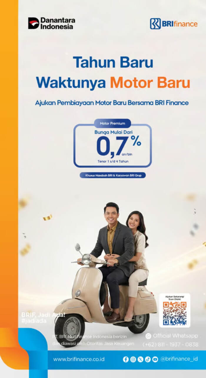 Wujudkan Momen Hangat Bersama Keluarga di Awal Tahun dengan Motor Baru dari BRI Finance (1)