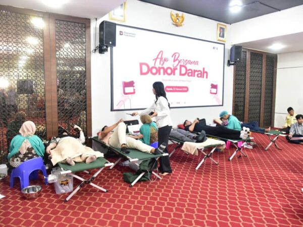 Bentuk Kepedulian Sosial kepada Masyarakat, KAI Services Gelar Kegiatan Donor Darah (1)
