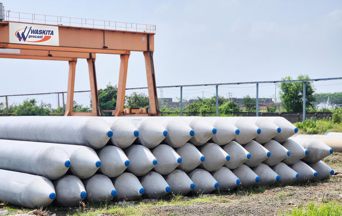 Dipercaya pada Proyek Energi Strategis, WSBP Suplai 11.089 Batang Spun Pile untuk Proyek UCC Tangguh di Papua Barat (1)