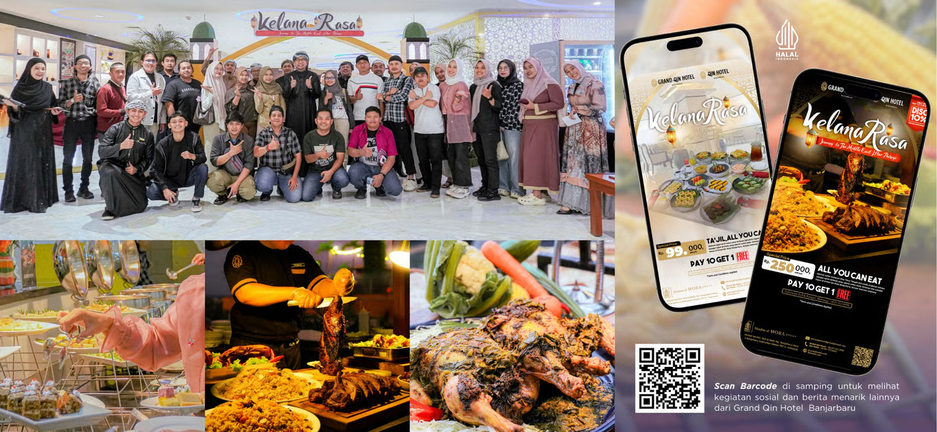 Grand Qin Hotel Banjarbaru Hadirkan Kelana Rasa Journey to the Middle East di Ramadan
