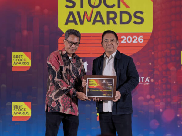 Krakatau Steel Raih Validasi Pasar Melalui Best Stock Awards