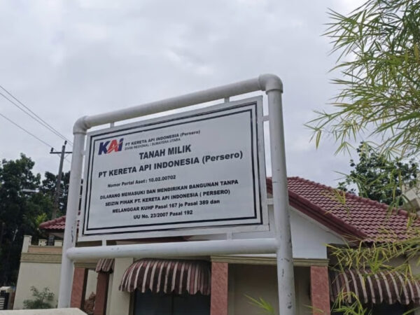 Perkuat Legalitas Aset Negara, KAI Divre I Sumut Berhasil Sertifikasi 1 Juta Meter Persegi Lahan di Tahun