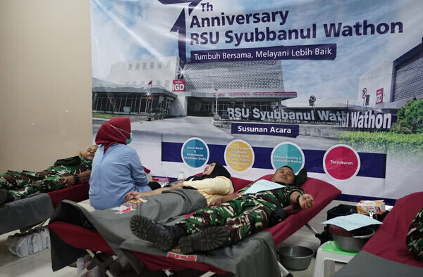 RSU Syubbanul Wathon Gelar Donor Darah dan Cek Kesehatan Gratis Peringati HUT ke