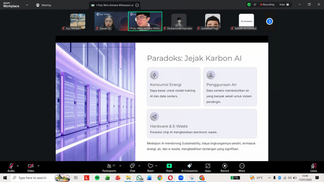 Telkom AI Center Bali Gelar AI Connect Online Series