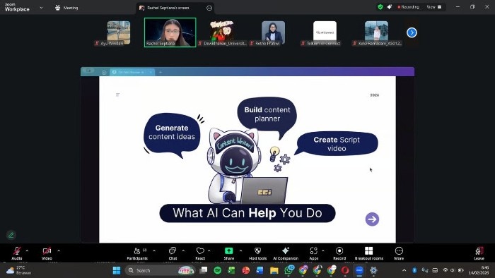 Webinar AI Connect Series bertajuk Women in AI Mastering Content Creation Skills for Future Ready Career (1)