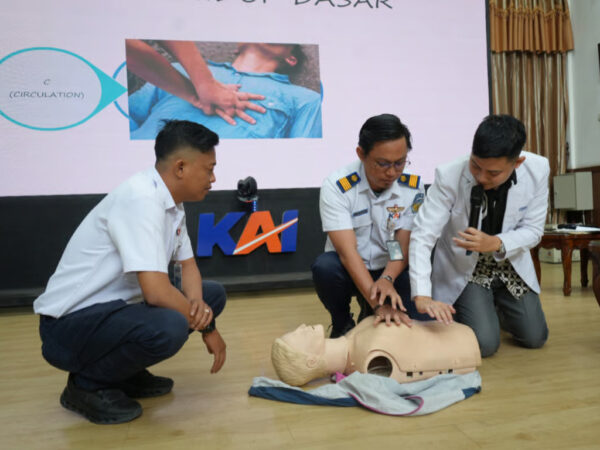 KAI Divre III Palembang Bekali Frontliner Pemahaman P3K Jelang Angkutan Lebaran