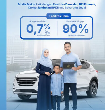 Mudik Tanpa Cemas Soal Biaya, BRI Finance Siapkan Fasilitas Dana Tunai Aman di Tangan