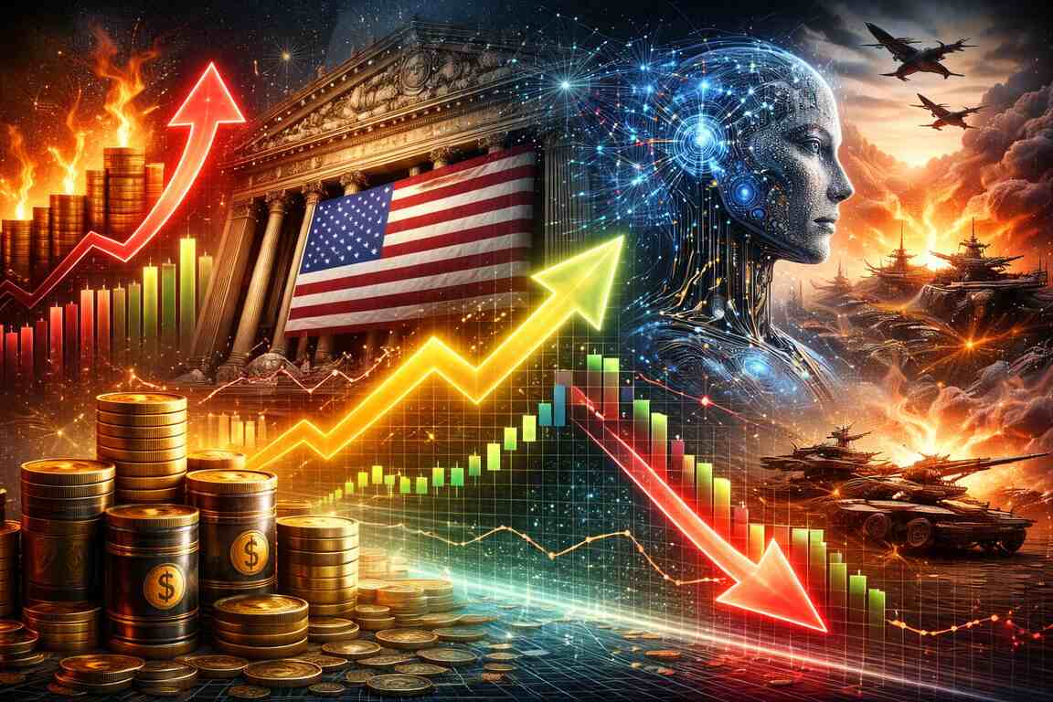 Pasar Global Mixed Inflasi, AI, dan Geopolitik Tekan Wall Street
