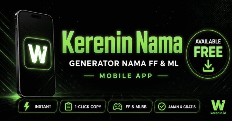 Aplikasi “Nama Keren FF & ML” Dibahas oleh 5 Content Creator Gaming Indonesia dalam Sepekan
