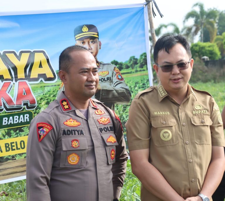 Bupati Markus Apresiasi Kapolres Bangka Barat, Sebut Berhasil Jadi Inspirasi Pemanfaatan Lahan Kritis