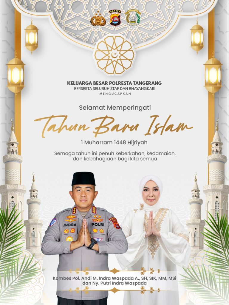 Tahun Baru Islam 1 Muharam, Kapolresta Tangerang Ajak Masyarakat Tebar Kebaikan dan Bersama Jaga Kamtibmas