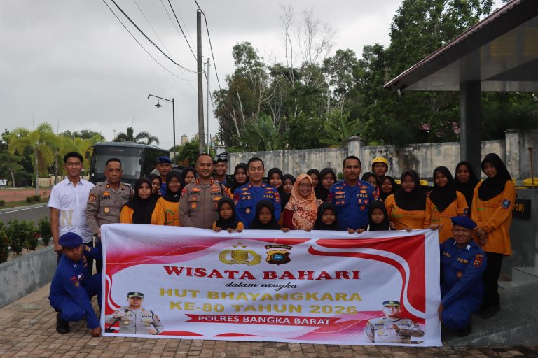 Anak-anak Panti Asuhan Aisyah Apresiasi Kepedulian Kapolres Bangka Barat pada Momen HUT Bhayangkara ke-80