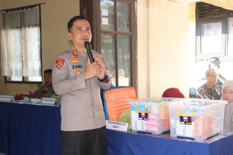 Polres Lebak Gelar Bhakti Kesehatan Gratis Sambut HUT Bhayangkara ke-80