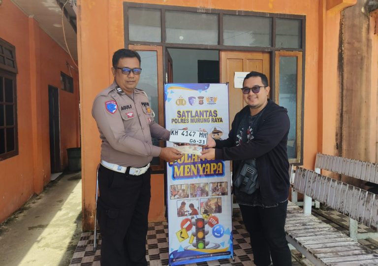 Polantas Menyapa, Pengurusan Pajak & Plat Kendaraan Kini Lebih Mudah dan Efisien Di Samsat Murung Raya