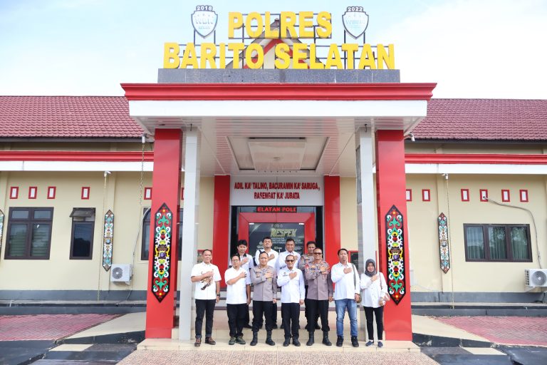 Kapolres Barsel Terima Kunjungan Silaturahmi BPN Kabupaten Barito Selatan