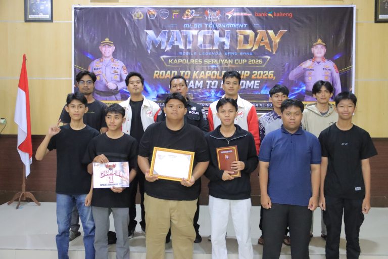 SLAYER JUARA! TURNAMEN E-SPORT MOBILE LEGENDS KAPOLRES SERUYAN CUP 2026 RESMI BERAKHIR