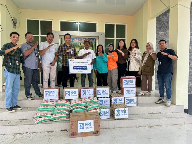 BRI Finance Salurkan Bantuan Kemanusiaan bagi Korban Gempa Sulawesi Tengah
