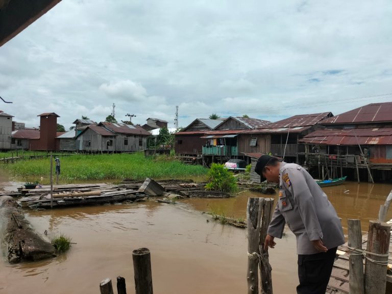 Musim Hujan, Polsek Dusun Selatan, Patroli Dialogis, Pantau Ketinggian Air