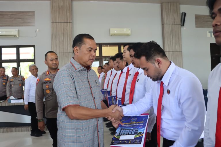 Polres Bangka Barat Terima Penghargaan dari BNNP Babel Usai Ungkap 1 Kg Sabu di Kelapa