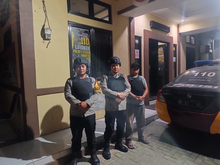Rutin Sispam Mako Polsek Cimarga, Menjamin Keamanan Dan Kenyamanan Masyarakat Cimarga.