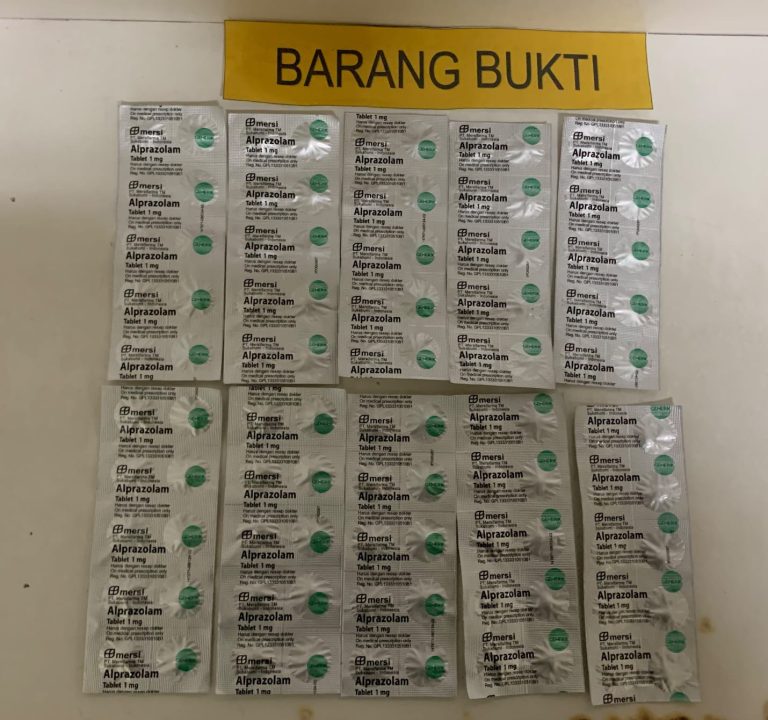 Jual Obat Keras Tanpa Izin, Seorang Pria Diamankam Satresnarkoba Polresta Tangerang