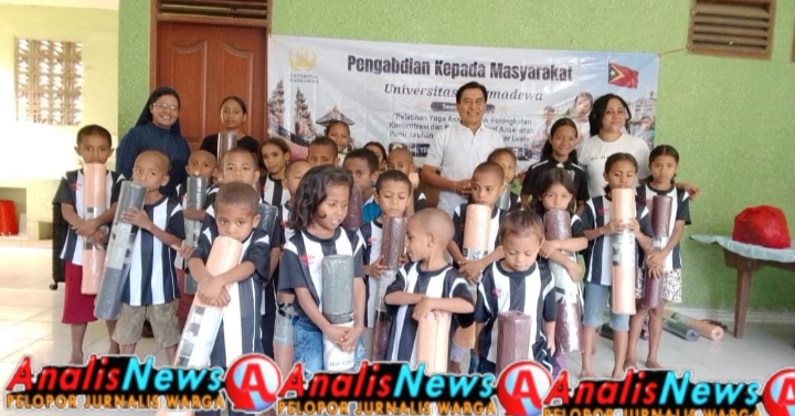 Universitas Warmadewa Ajarkan Yoga Asana dan Meditasi untuk Anak Panti Asuhan Santa Clara di Dili Timor Leste