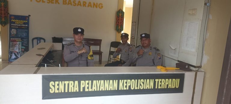 Tingkatkan Kewaspadaan Personil Polsek Basarang Giat Siaga Mako