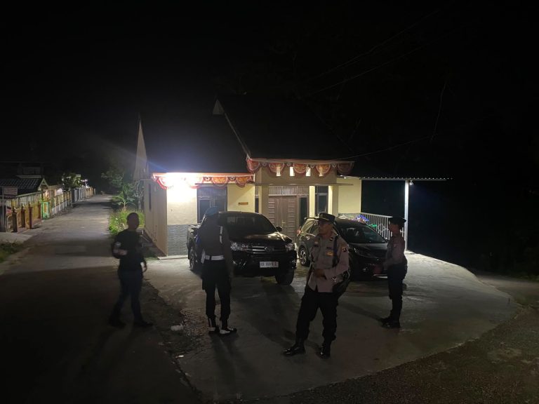 Jaga Kondusivitas Malam Hari, Patroli Presisi Polres Barito Utara Sisir Objek Vital dan Pusat Keramaian