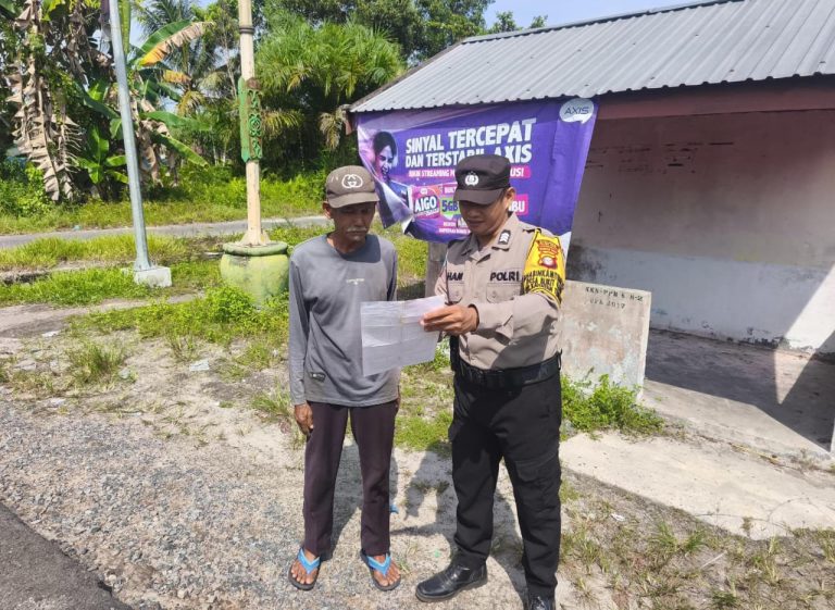 Polsek Kahayan Tengah Gencarkan Dialog Kamtibmas Bersama Warga Bukit Rawi untuk Cegah Potensi Gangguan Keamanan