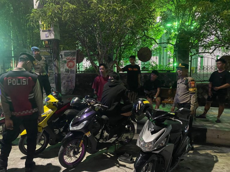 Berantas Premanisme, Sat Samapta Polres Barito Utara Gencarkan Patroli Malam di Titik Keramaian Kota