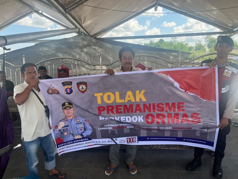 Pantau Pintu Masuk Penumpang Angkutan Air, Sat Samapta Polres Sukamara Cek Pelabuhan Speed Boat
