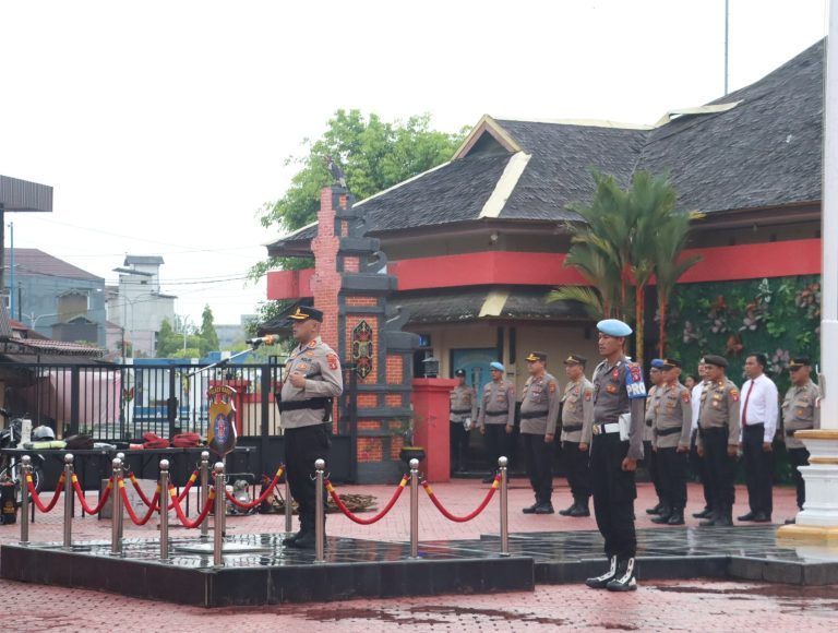 Polres Barito Utara Gelar Apel Gelar Kontingensi Aman Nusa II Tahun 2026 dalam Rangka Antisipasi Karhutla