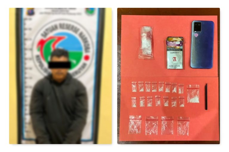 KOMITMEN BERANTAS NARKOBA, POLRES SERUYAN KEMBALI UNGKAP KASUS SABU
