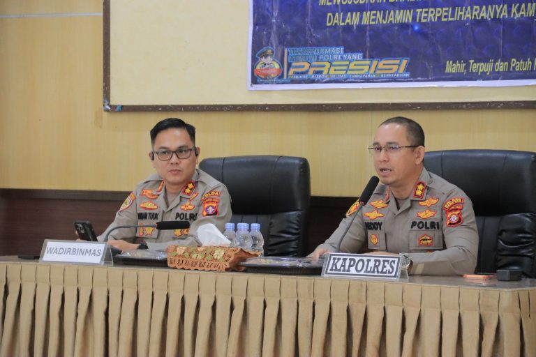 DITBINMAS POLDA KALTENG GELAR PEMBINAAN DAN ANEV BHABINKAMTIBMAS DI POLRES SERUYAN