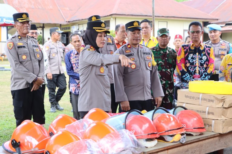 Kapolres Gunung Mas Cek Sarpras Karhutla di Polsek Manuhing, Perkuat Kesiapsiagaan Hadapi Musim Kemarau