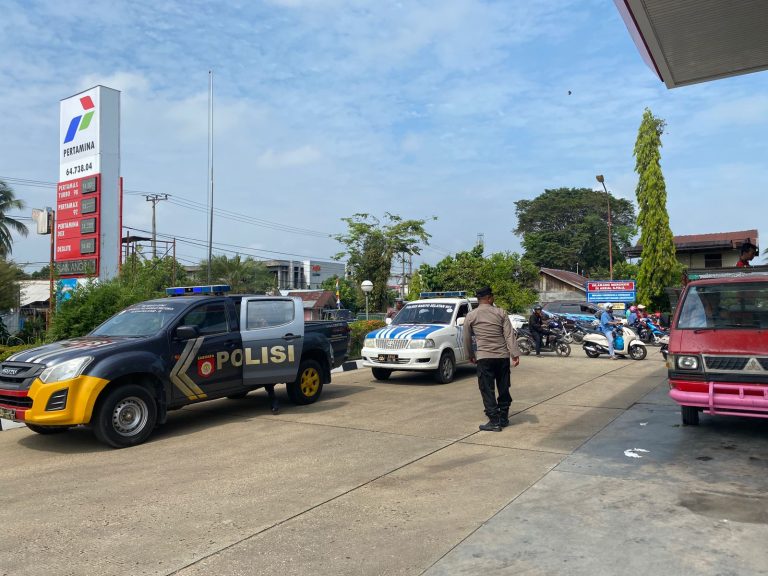 Pastikan Aman, Personel KRYD Polres Barito Selatan Lakukan Patroli Dialogis Obyek vital