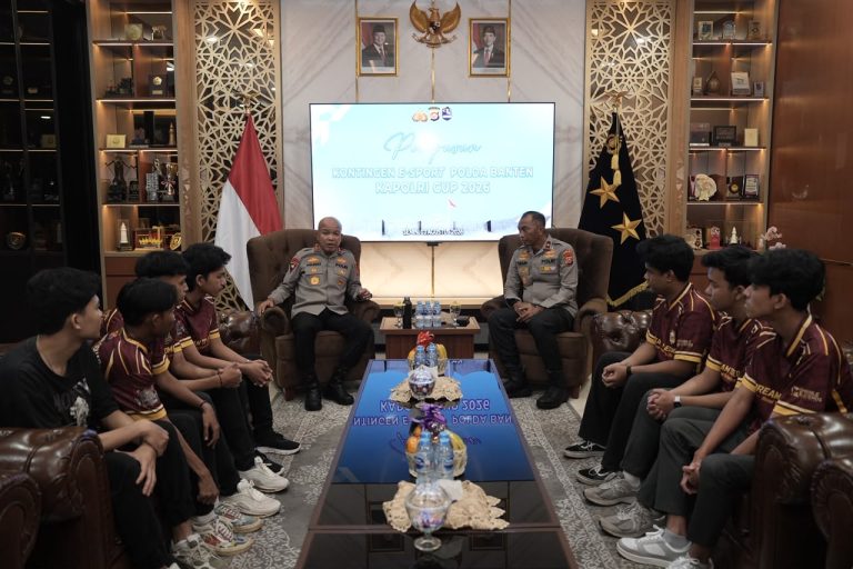 Kapolda Banten Pimpin Pelepasan Kontingen E-Sport Polda Banten untuk Kapolri Cup 2026