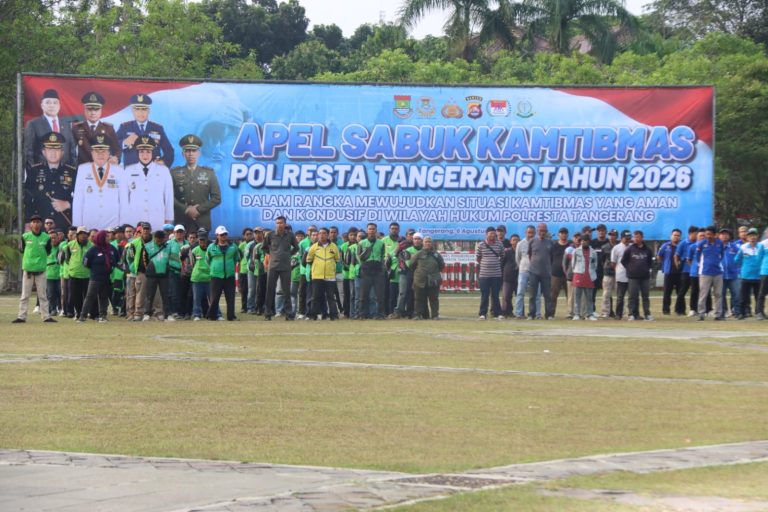 Polresta Tangerang Satukan Buruh, Ojol, TNI hingga Tokoh Agama dalam Sabuk Kamtibmas