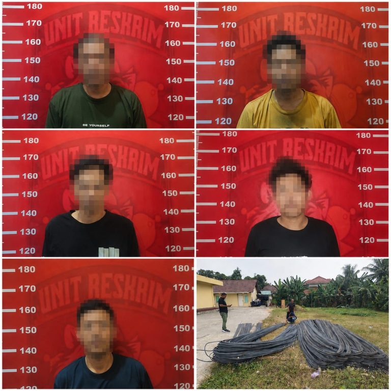 Modus Pindahkan Besi Pakai Mobil Crane, Tim Opsnal Polsek Cikande Bekuk Komplotan Pencuri Besi Ulir Senilai Rp 135 Juta