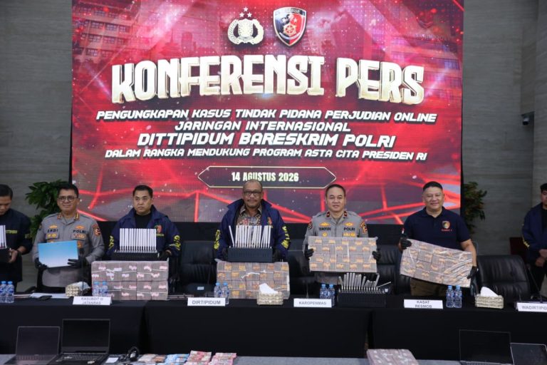 Bareskrim Polri Ungkap Jaringan Judi Online Internasional, Transaksi Capai Rp890 Miliar