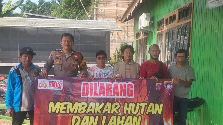 Cegah Karhutla Jelang Musim Kemarau, Polres Barito Utara Gencarkan Sosialisasi dan Edukasi ke Masyarakat