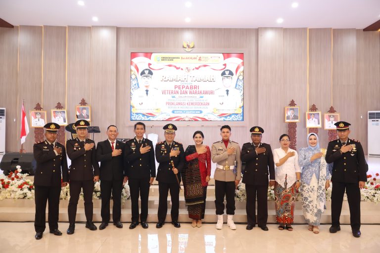 Pererat Silaturahmi Dan Jiwa Kejuangan, Kapolres Barsel Hadiri Ramah Tamah PEPABRI Bersama Forkopimda