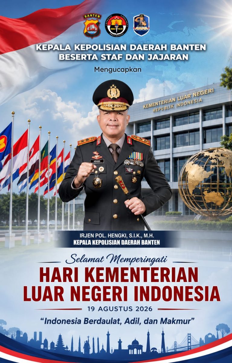 Polda Banten Apresiasi Peran Diplomasi Indonesia di Hari Kementerian Luar Negeri