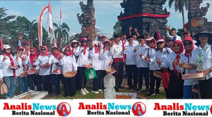 Peringati HUT RI ke-81, Lantipda Bali Gelar Ziarah dan Tabur Bunga di TMP Pancaka Tirta