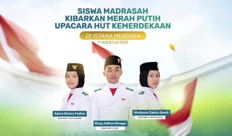 Banggakan Sekolah, 3 Siswa Madrasah Terpilih Jadi Paskibraka di Istana Merdeka