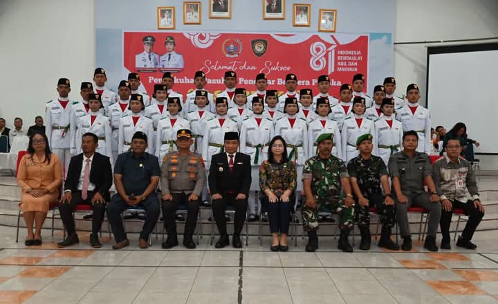 Bupati Humbang Hasundutan Kukuhkan 30 Paskibraka Tahun 2026, Pesan Jaga Kesehatan dan Utamakan Disiplin